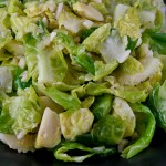 Brussels Sprouts Sautéed with Garlic in Olive Oil