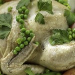 Poached Whole Chicken with Spring Vegetables - A One-Pot Meal