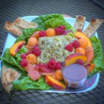 Curried Chicken Salad with Summer Fruits and Oregon Poppy Seed Dressing
