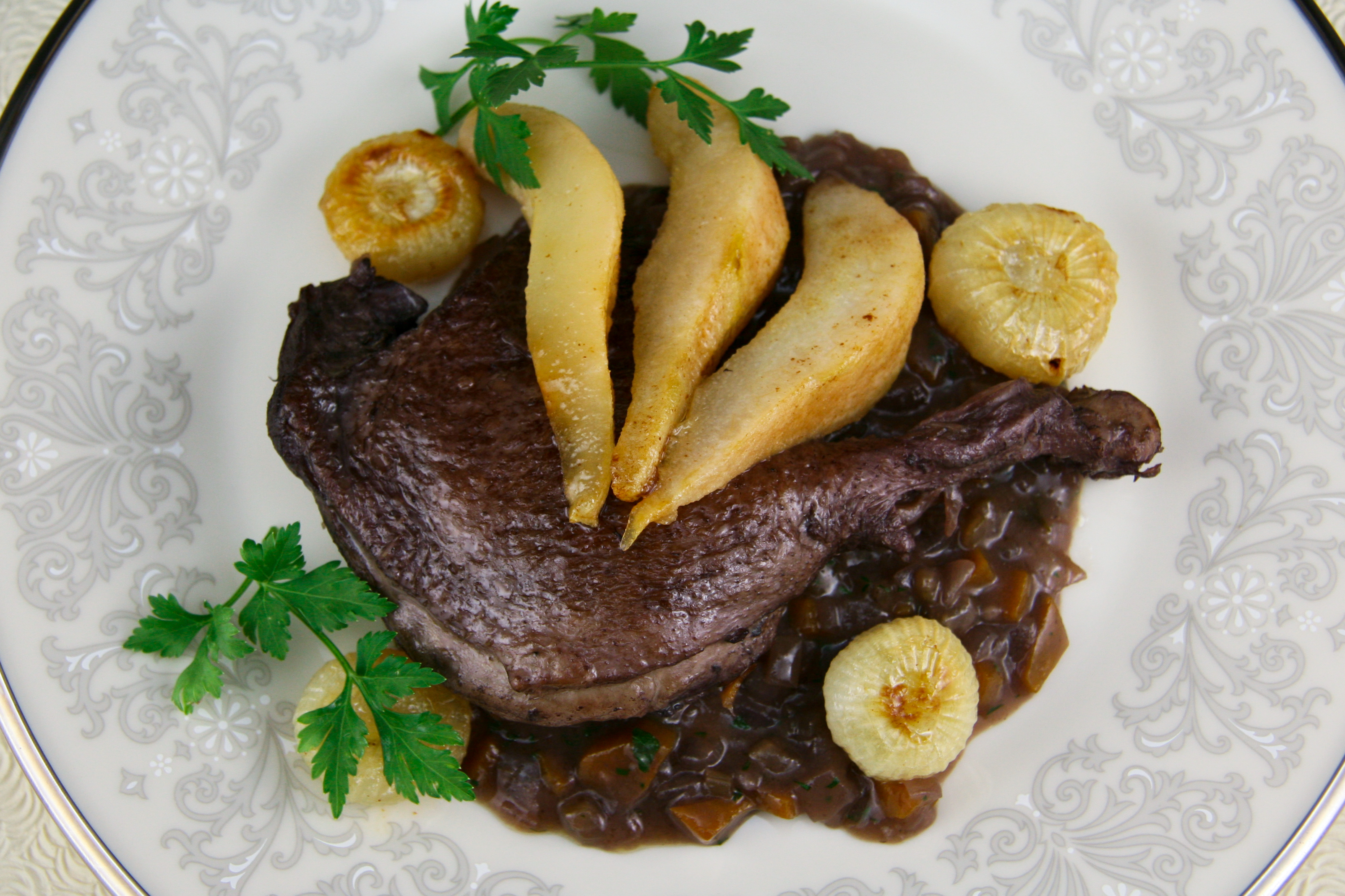 Pinot Noir Braised Duck large Pinot Noir Braised Duck large