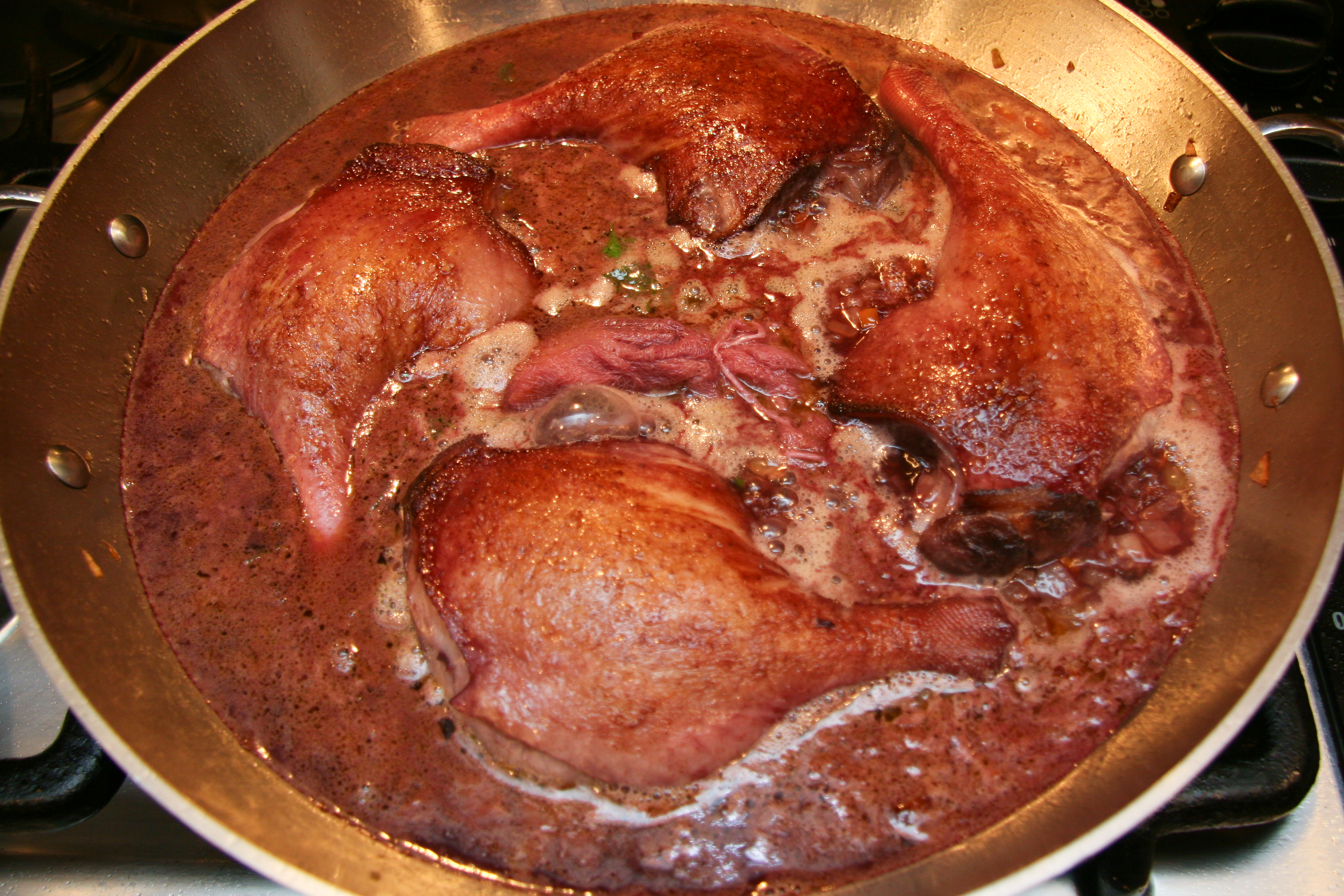 Pinot Noir Duck in Braise