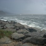 A view of Tillamook Bay at Garibaldi from Barview Jetty Park