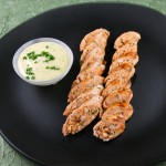 Seafood Sausage with Creamy Mustard - Dill Sauce