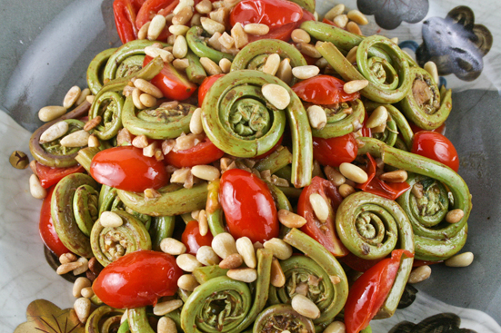 SautedFiddleheadFern