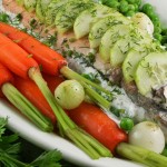 Trout, Trout and More Trout — Poached in White Wine with Dill Sauce