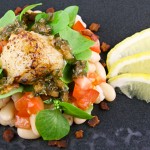 Seared Scallop and Miner's Lettuce Salad