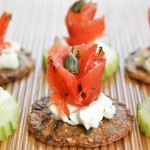 Salmon Chanted Hors D’oeuvres — Made with Homemade Alaskan Sockeye Gravlax