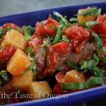Seared Pork Tenderloin with Pineapple Tomato Sweet-and-Sour Sauce