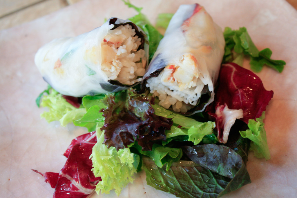 Dungeness crab spring rolls are a delicious way to celebrate spring.